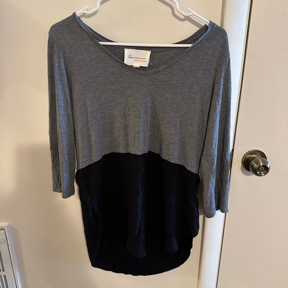 Vince Camuto Colorblock Long Sleeve